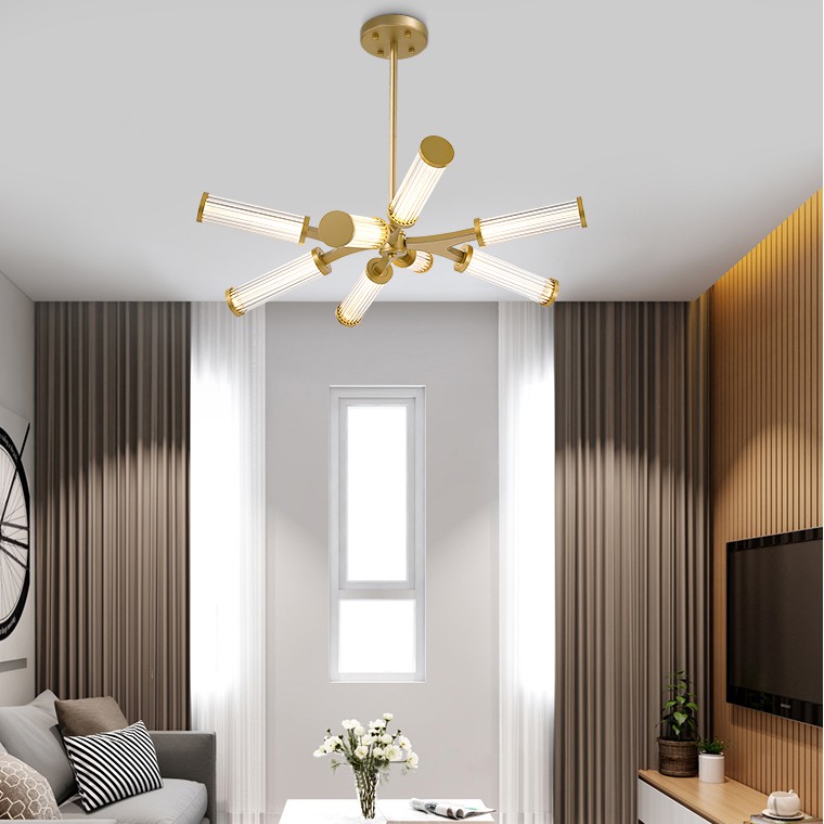 Подвесная люстра RAMOSE В12 Черный by ImperiumLoft