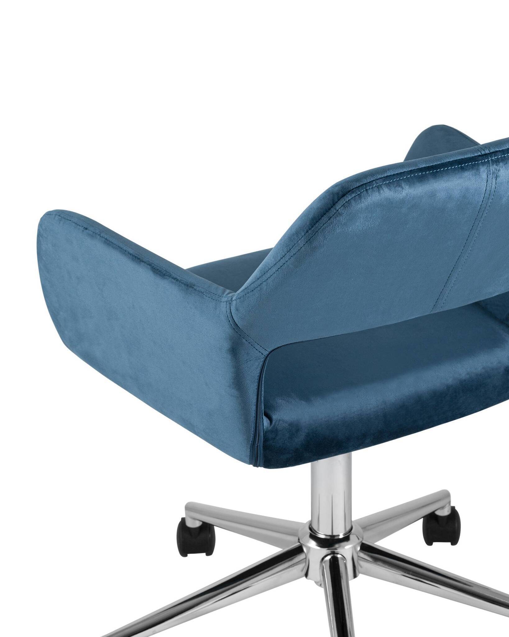 Кресло офисное Ross велюр синий Stool Group