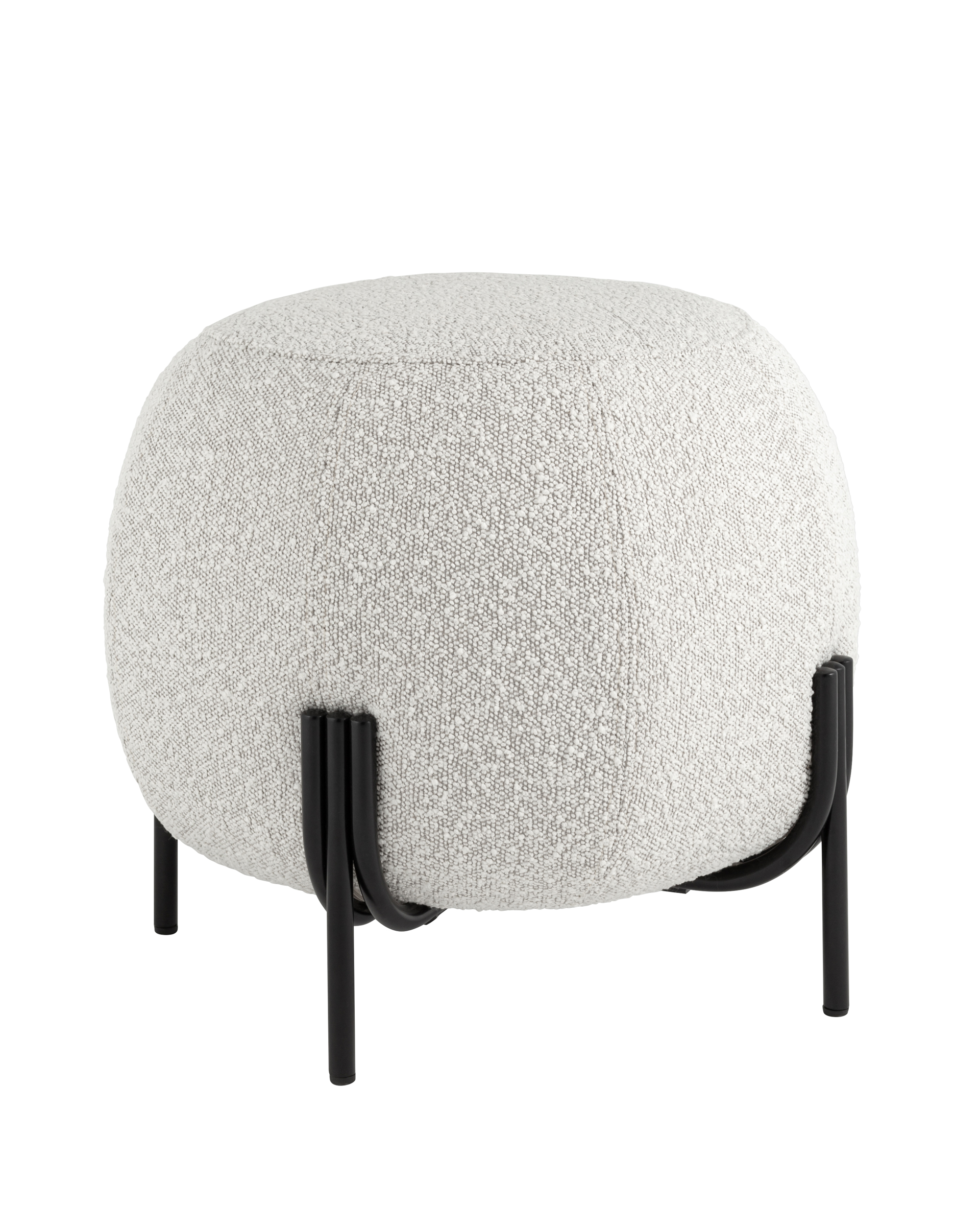 Пуф Флик букле молочный Stool Group