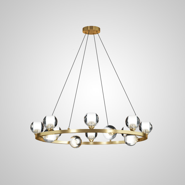 Подвесная люстра ILIANA CH D80 Brass by ImperiumLoft