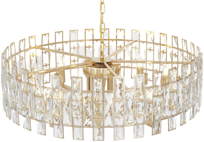 Подвесная люстра Lumina Deco LDP 7041-800 F.GD