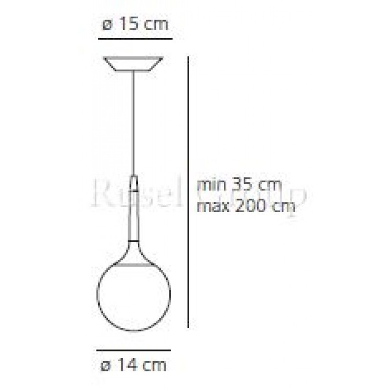 Подвесной светильник Artemide CASTORE SOSPENSIONE 14 Подвесной светильник Artemide CASTORE SOSPENSIONE 14
