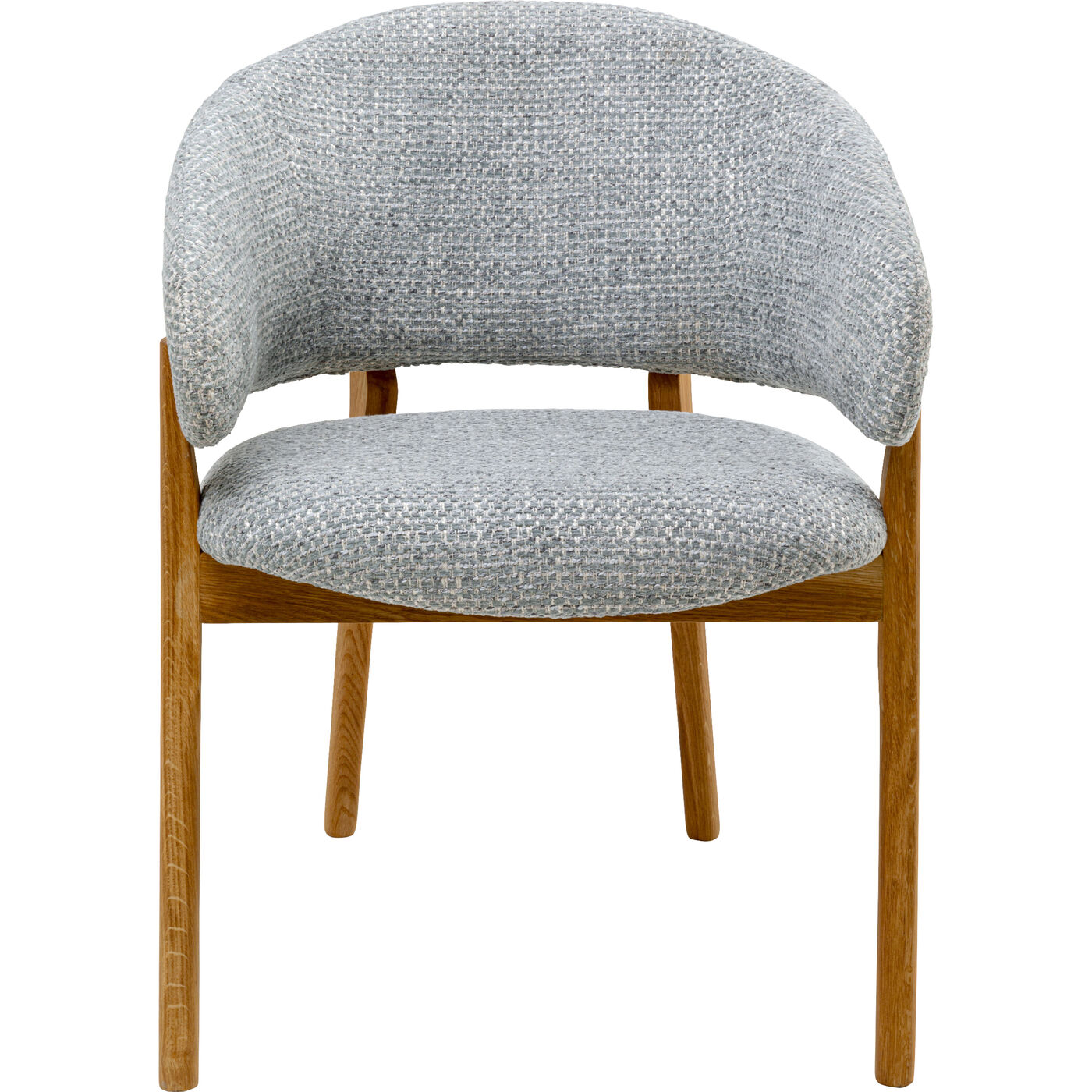 Стул с подлокотниками August Blue Melange KARE 71371