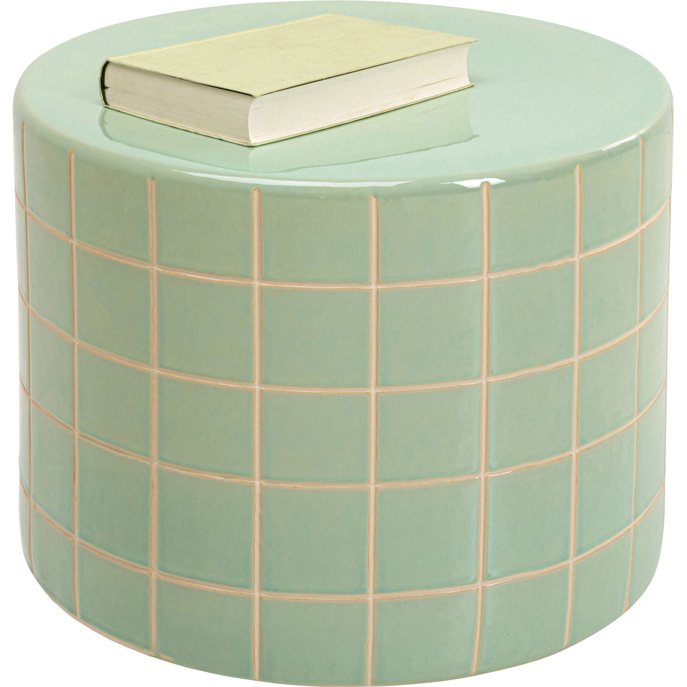 Стол приставной Bliss Tile Grün Ø42cm KARE 71025