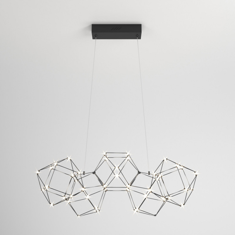 Подвесная люстра Eurosvet 90168/5 черный жемчуг