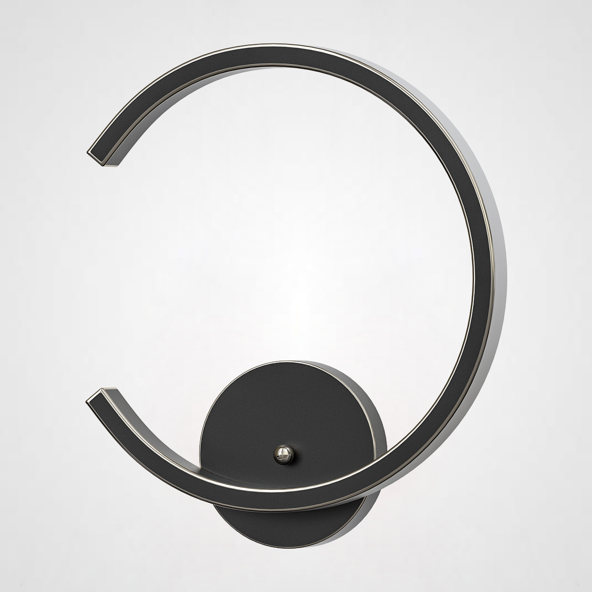 Настенный светильник RIN D30 Black by ImperiumLoft