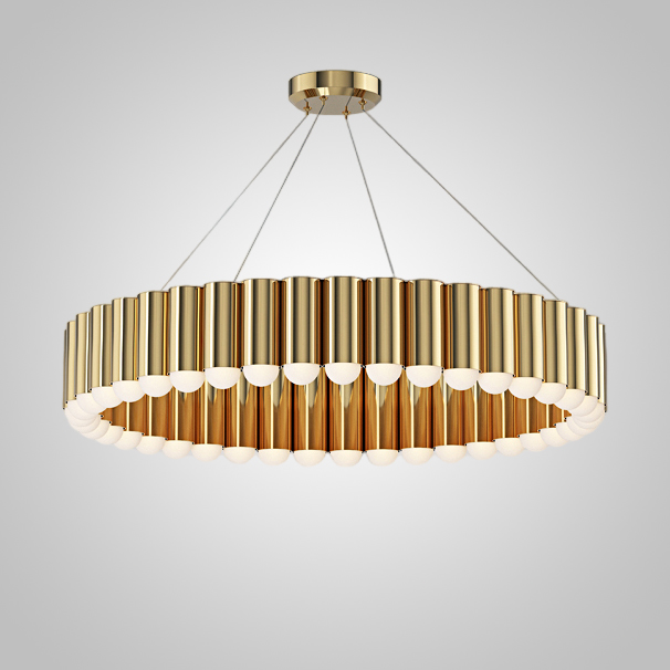 Подвесная люстра ERLANDER D80 Brass by ImperiumLoft