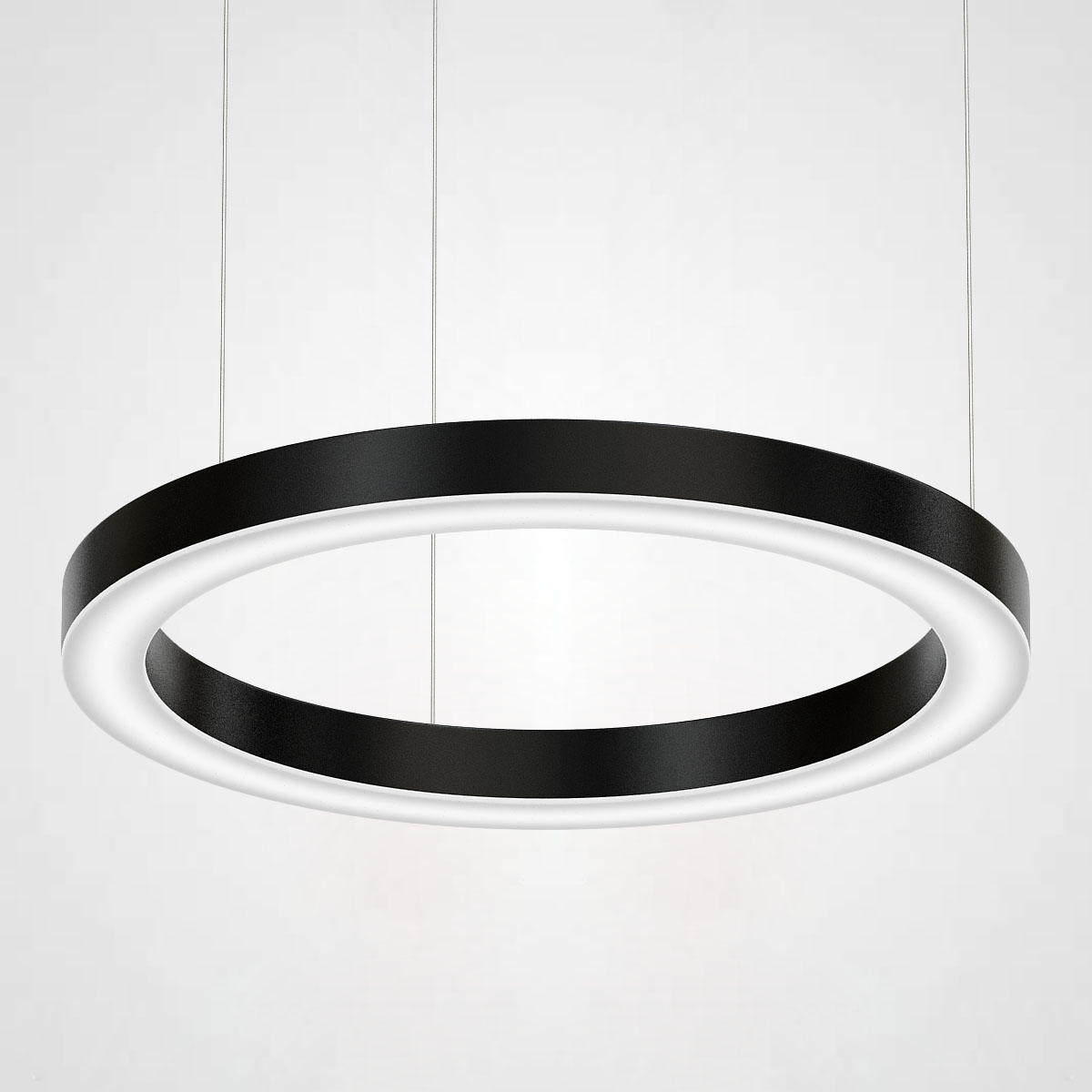 Люстра Light Ring Horizontal D60 Черный by ImperiumLoft