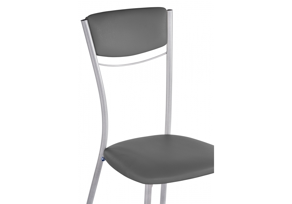 Стул Woodville Goki с мягкой спинкой серый полимер / светлый мусс 453993