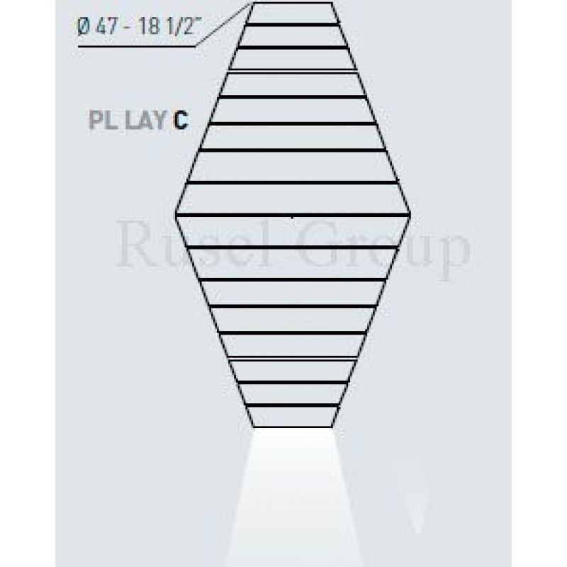 Потолочный светильник AXO LIGHT LAYERS PL С