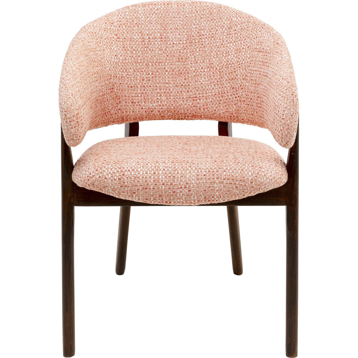Стул с подлокотниками August Coral Melange KARE 71372