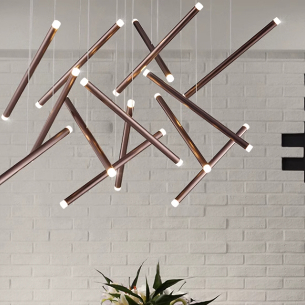 Люстра Dutti D0068 LED Chandelier Modern 14 black by ImperiumLoft