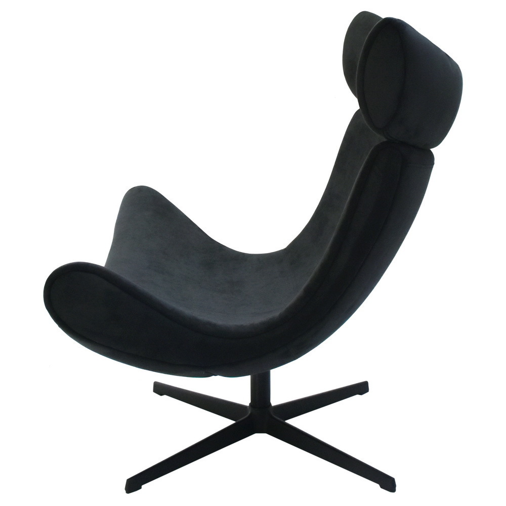 Кресло IMOLA графит, искусственная замша Bradex Home FR 0662