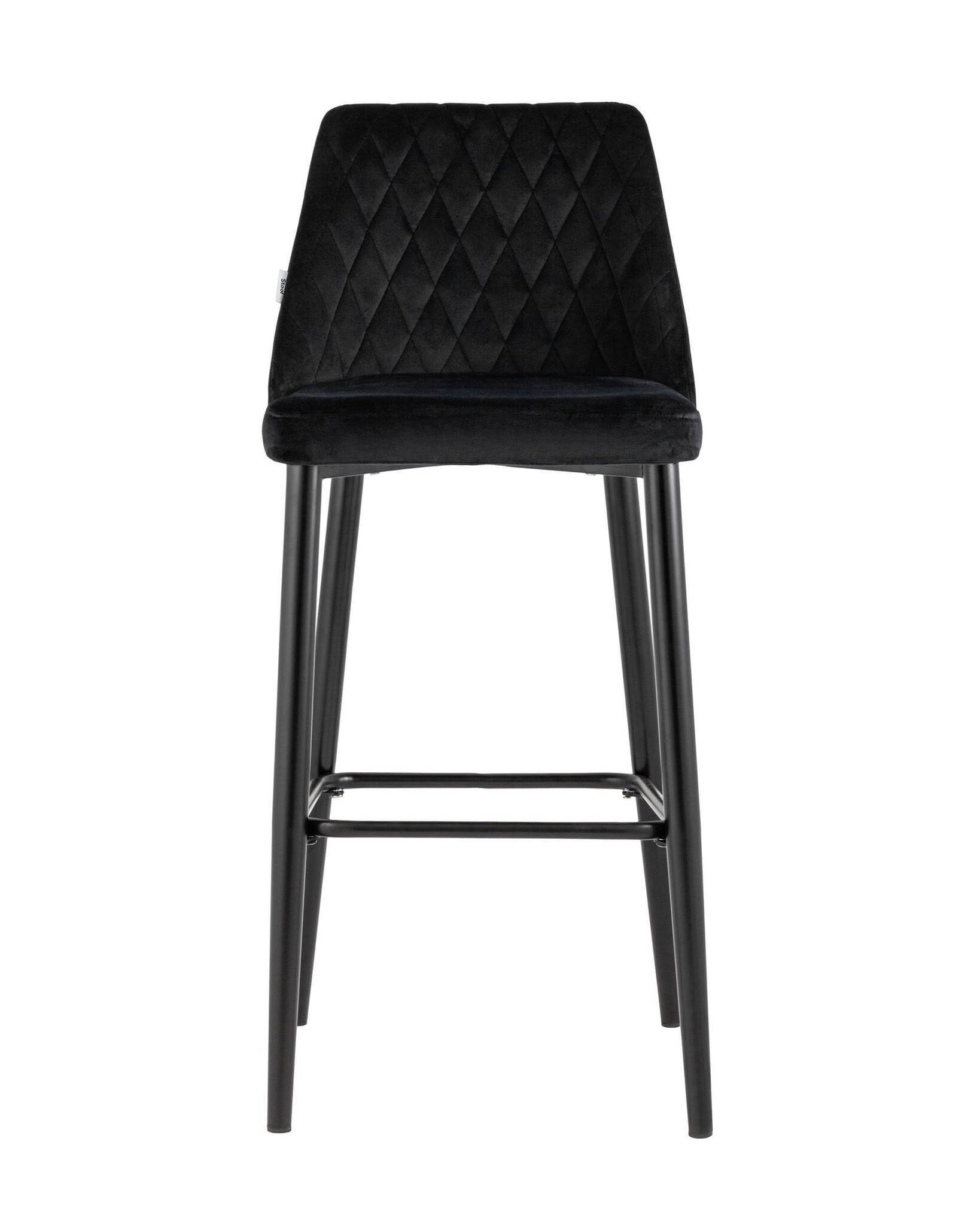 Стул барный Диего велюр черный Stool Group