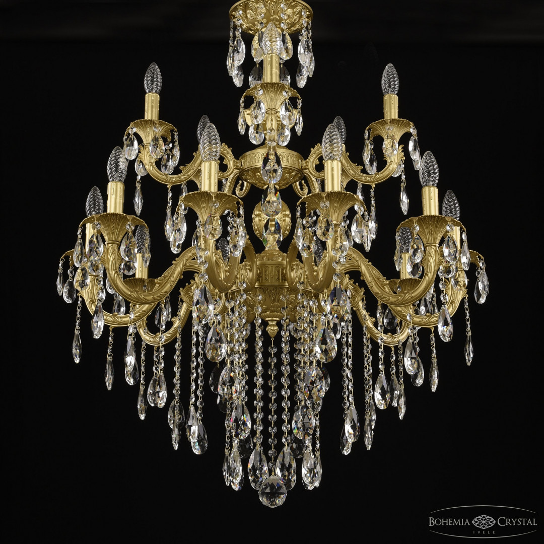 Люстра хрустальная AL79101/10+5/250/2D B AG Bohemia Ivele Crystal