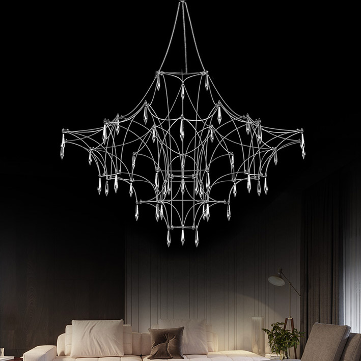 Подвесная люстра MARQUISE D80 Gold by ImperiumLoft