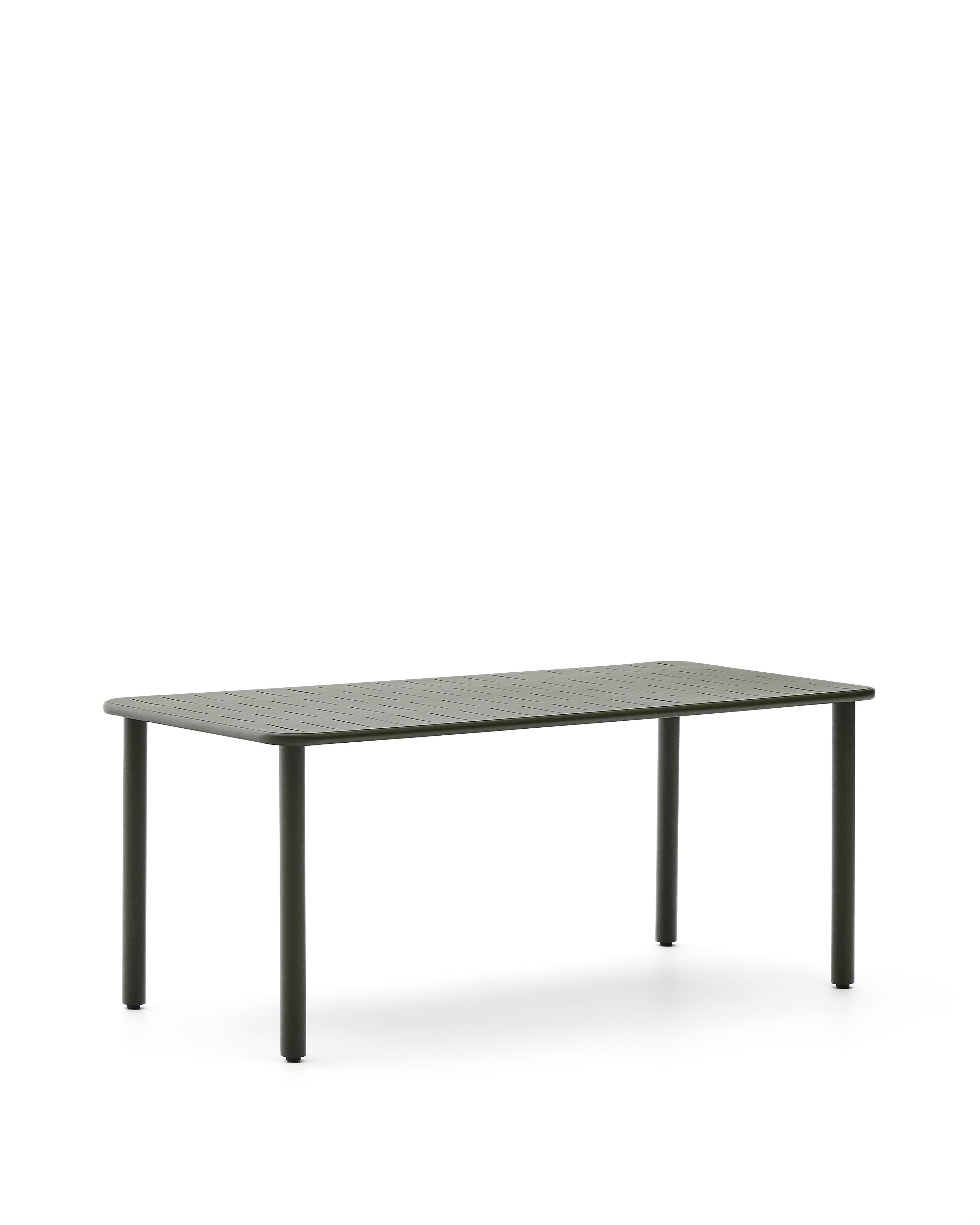 Уличный стол Brai из оцинкованной стали зелёного цвета 180 x 90 см La Forma (ex Julia Grup)