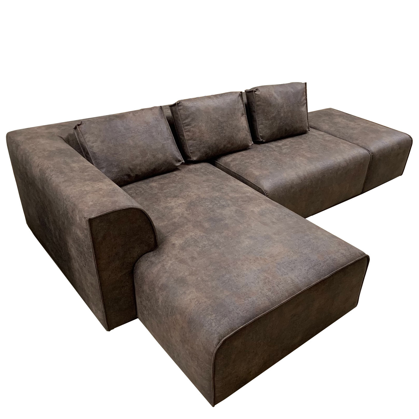 Диван угловой Ткань Иск.Замша KARE Industrial K00427