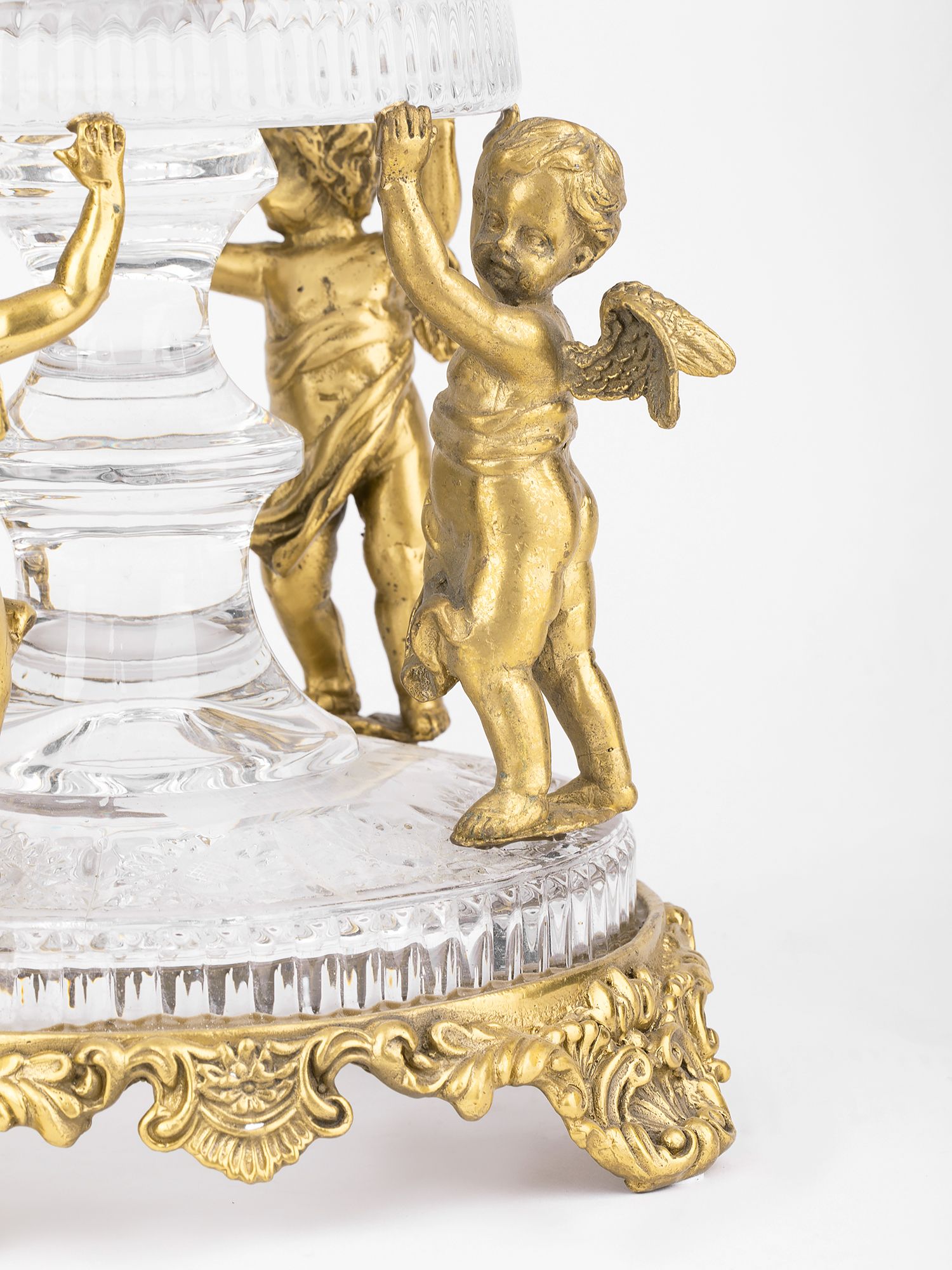 Чаша на трех ангелах Glasar 31G2627/HGL363/GLASS