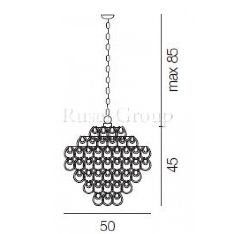 Подвесной светильник Vistosi MINIGIOGALI SP 3E