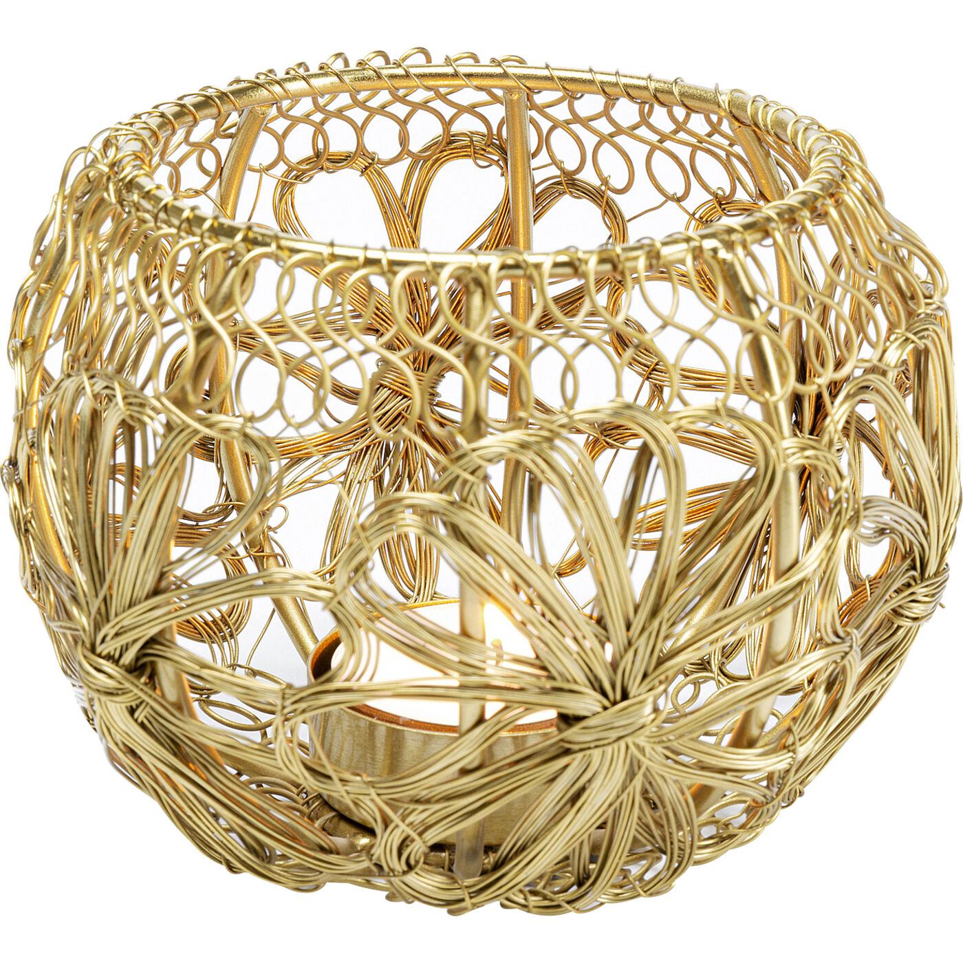 Подсвечник Zora Brass Ø12 см KARE 53885