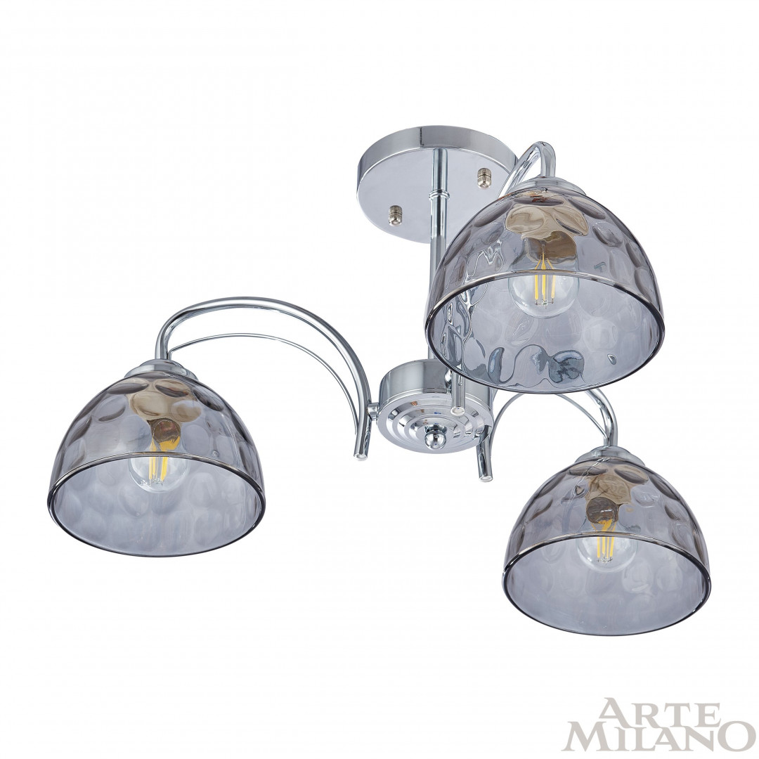 Люстра потолочная с плафонами 332366/3 CR Arte Milano