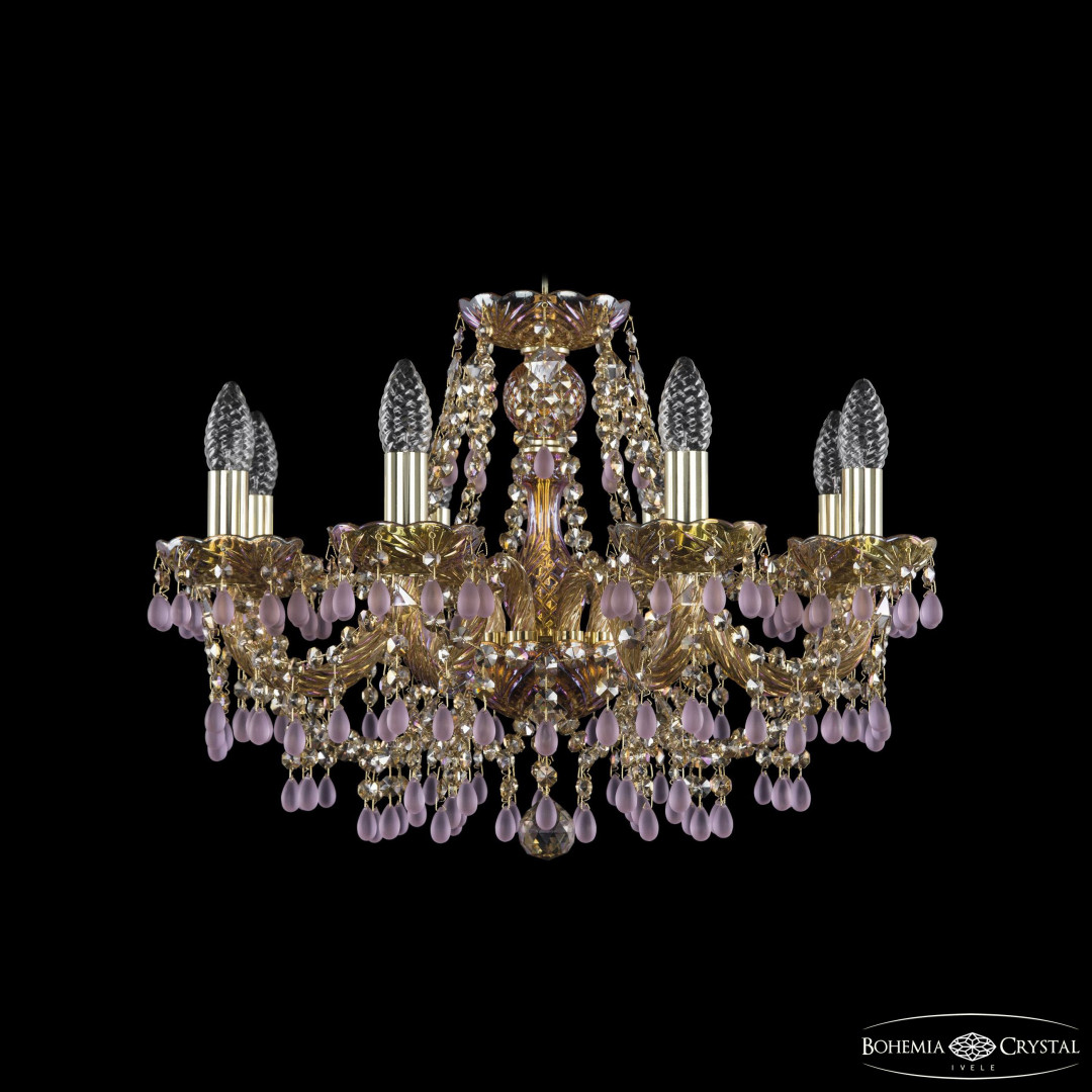 Люстра хрустальная 1410/8/195 G V7010 M777 Bohemia Ivele Crystal