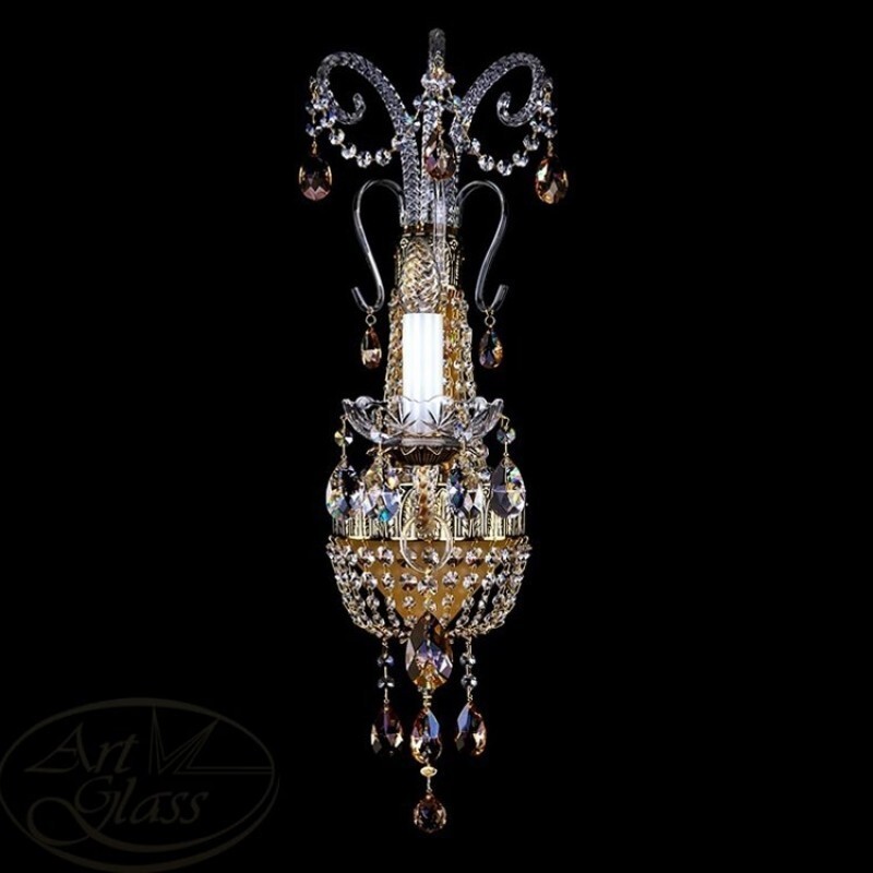 Люстра Artglass NADINE I. BRASS ANTIQUE CE - 8003
