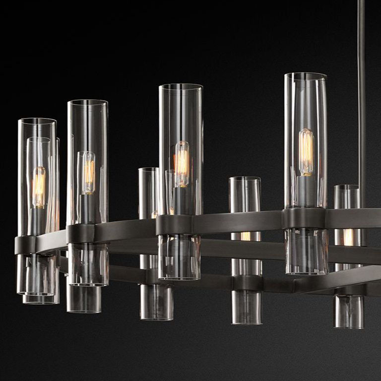 Люстра Restoration Hardware Ravelle Round 60" Bronze