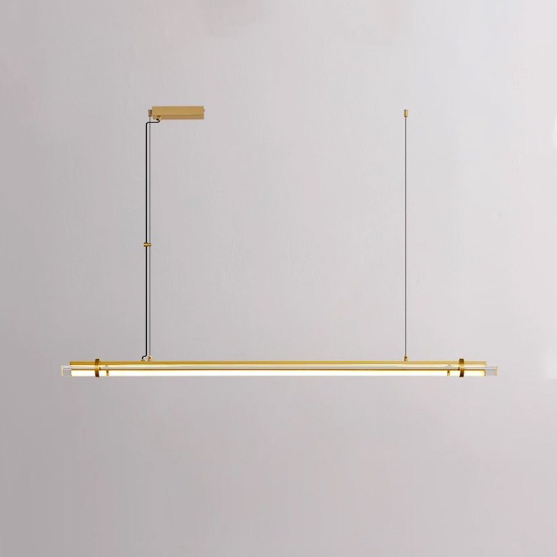 Реечный, рядный светильник DITMAR LONG L120 Brass by ImperiumLoft