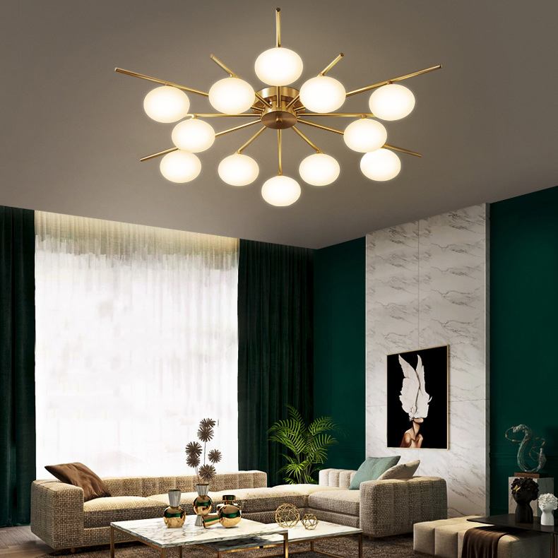 Потолочная люстра DAHLIA B L6 White by ImperiumLoft