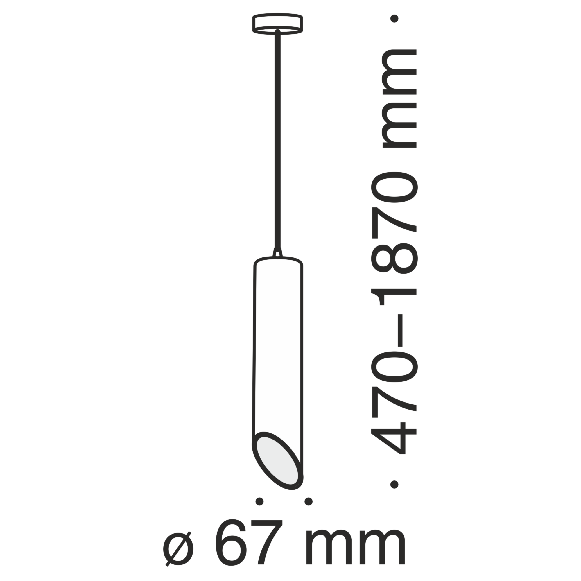 Подвесной светильник Maytoni P027PL-01W