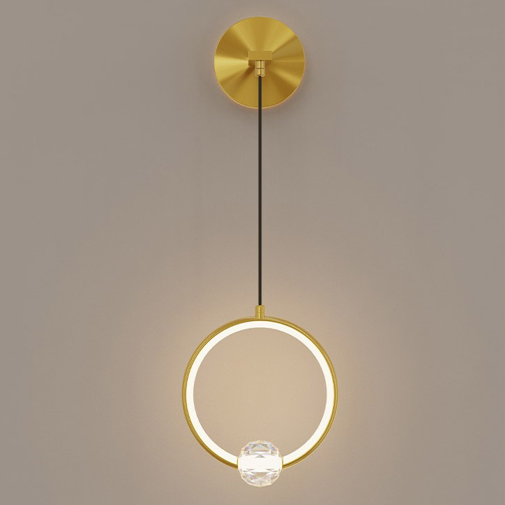 Настенный светильник LUANA WALL Black by ImperiumLoft