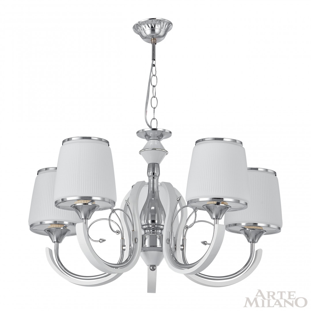 Люстра подвесная с плафонами 309247/5 Wh/Ni Arte Milano