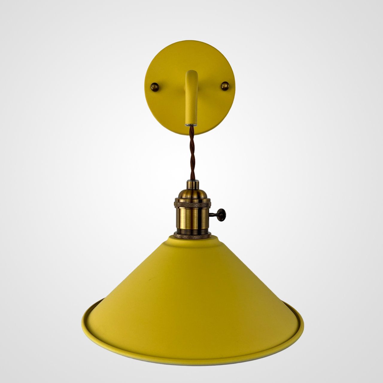 Бра С Подвесным Плафоном Braid Wall Yellow By Imperiumloft