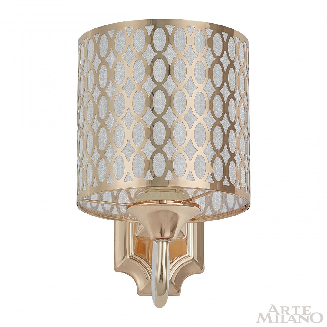 Бра с плафоном 303387/1W Wh/Gd Arte Milano