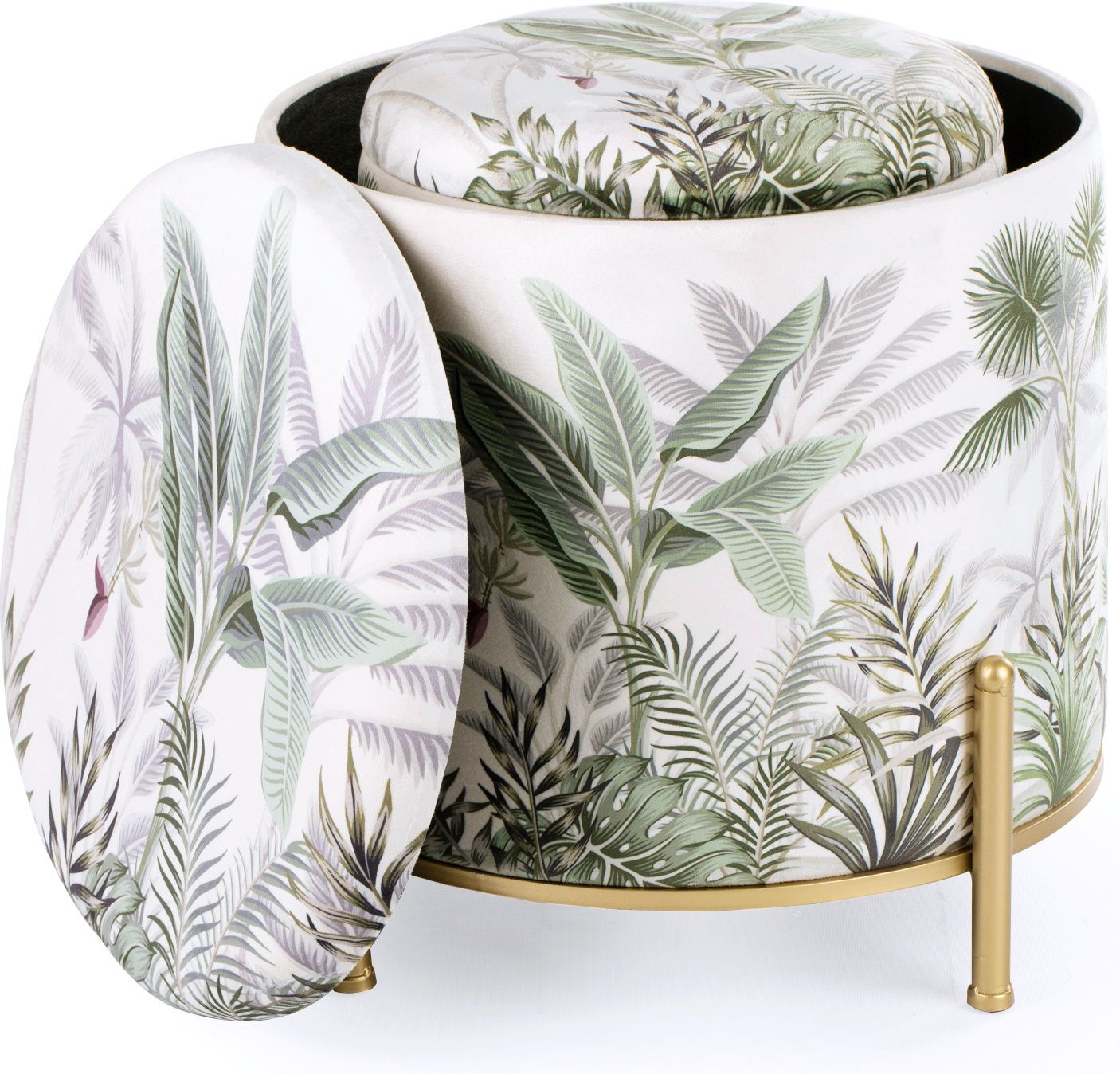 Пуфы с крышкой, набор Glasar 49-235/BM