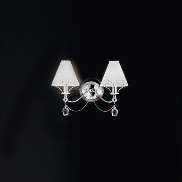 Бра IDL 397/2A chrome/white