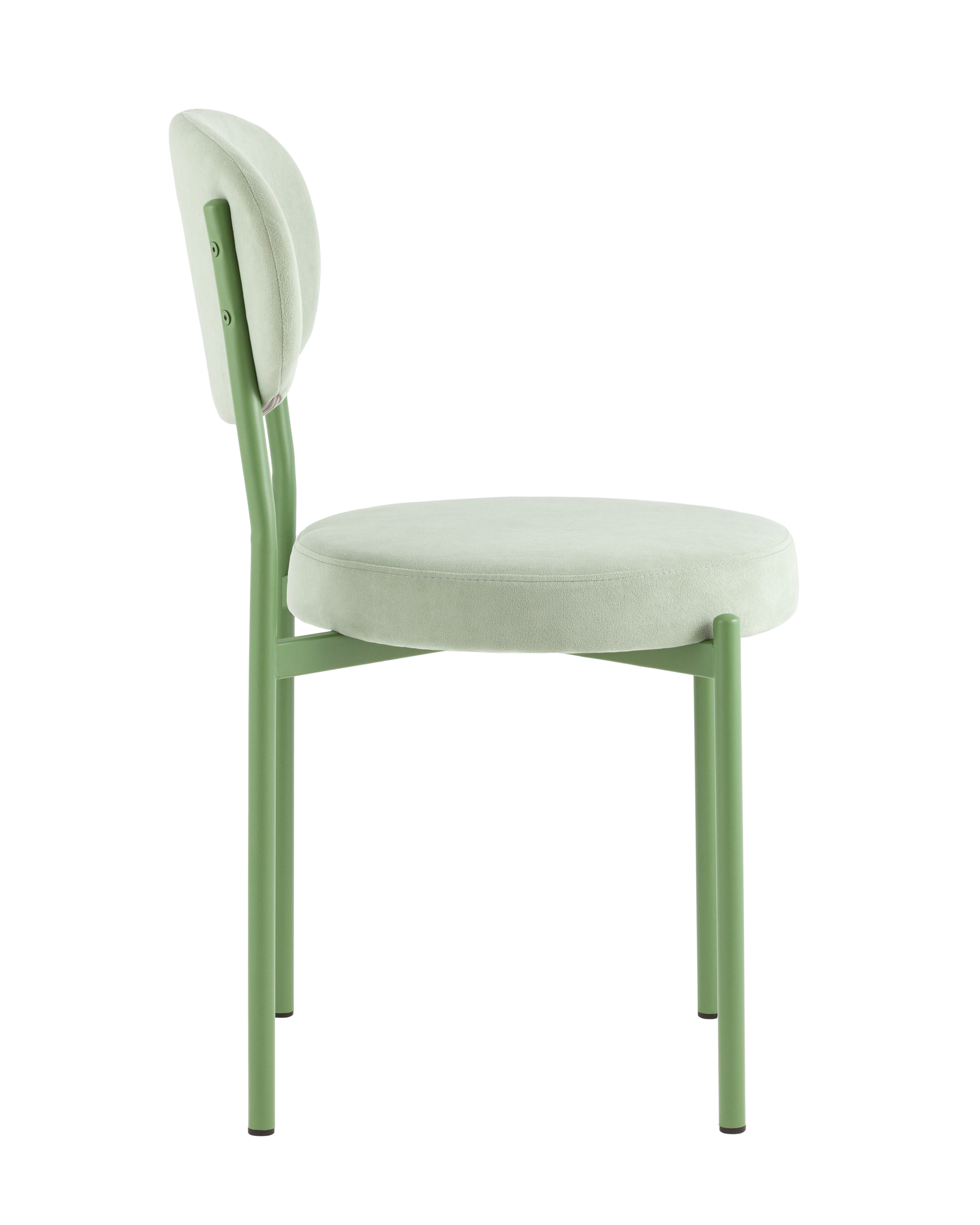 Стул Бриф SN велюр оливковый каркас оливковый муар Stool Group