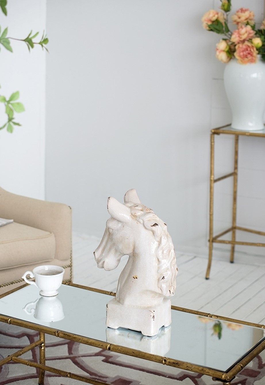 Фигурка Голова лошади Glasar 66973