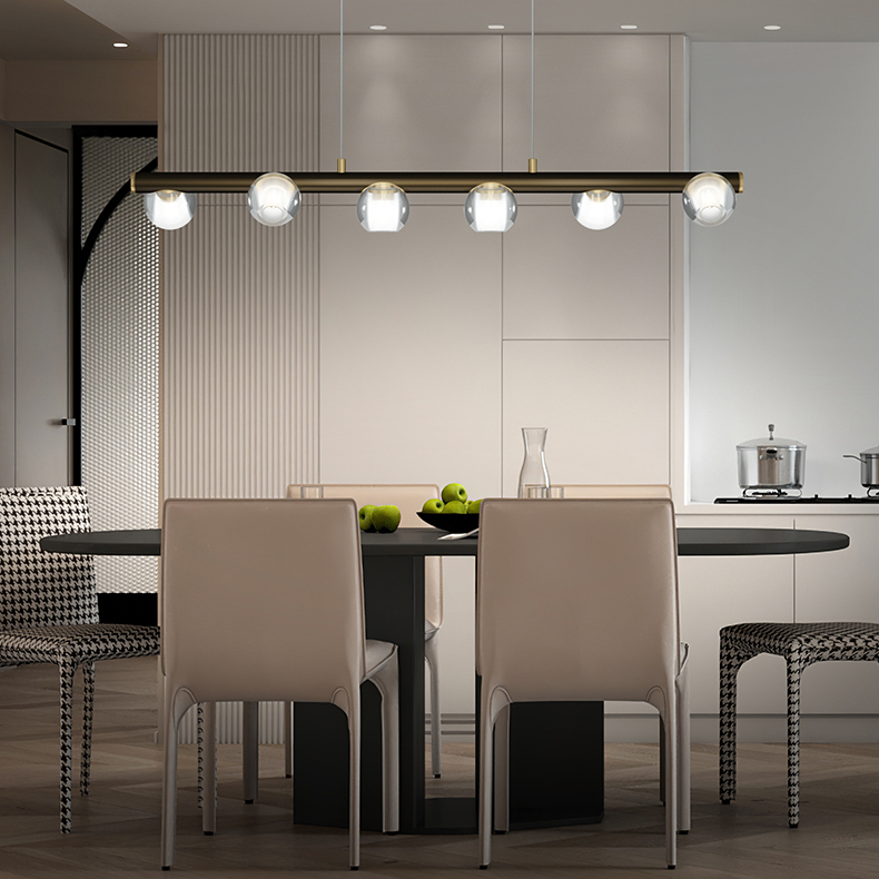 Подвесной светильник ILIANA LONG L102 Brass by ImperiumLoft