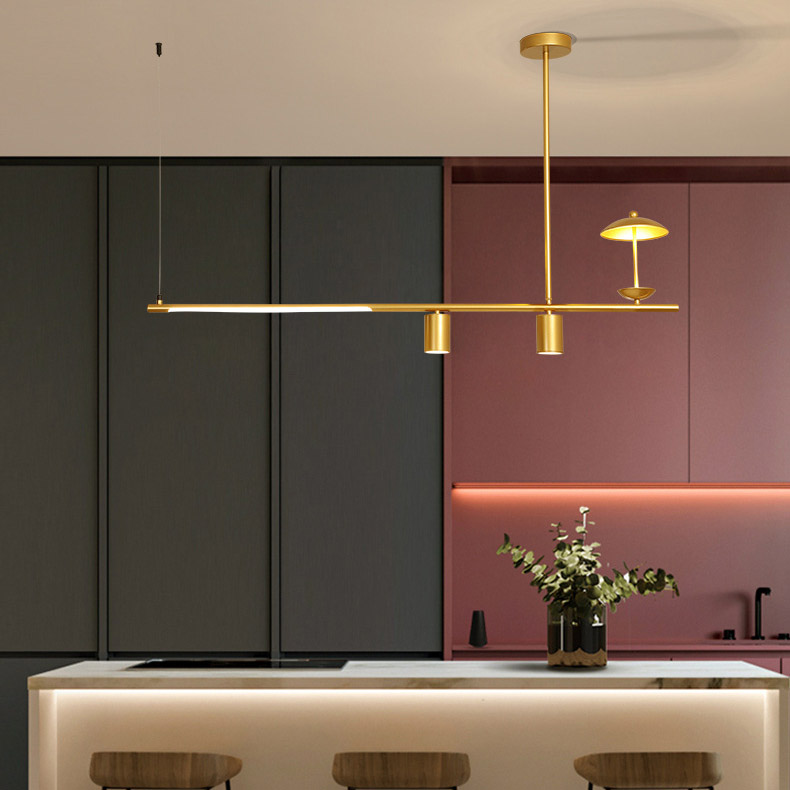 Подвесной светильник HETLEY B L2 Gold by ImperiumLoft