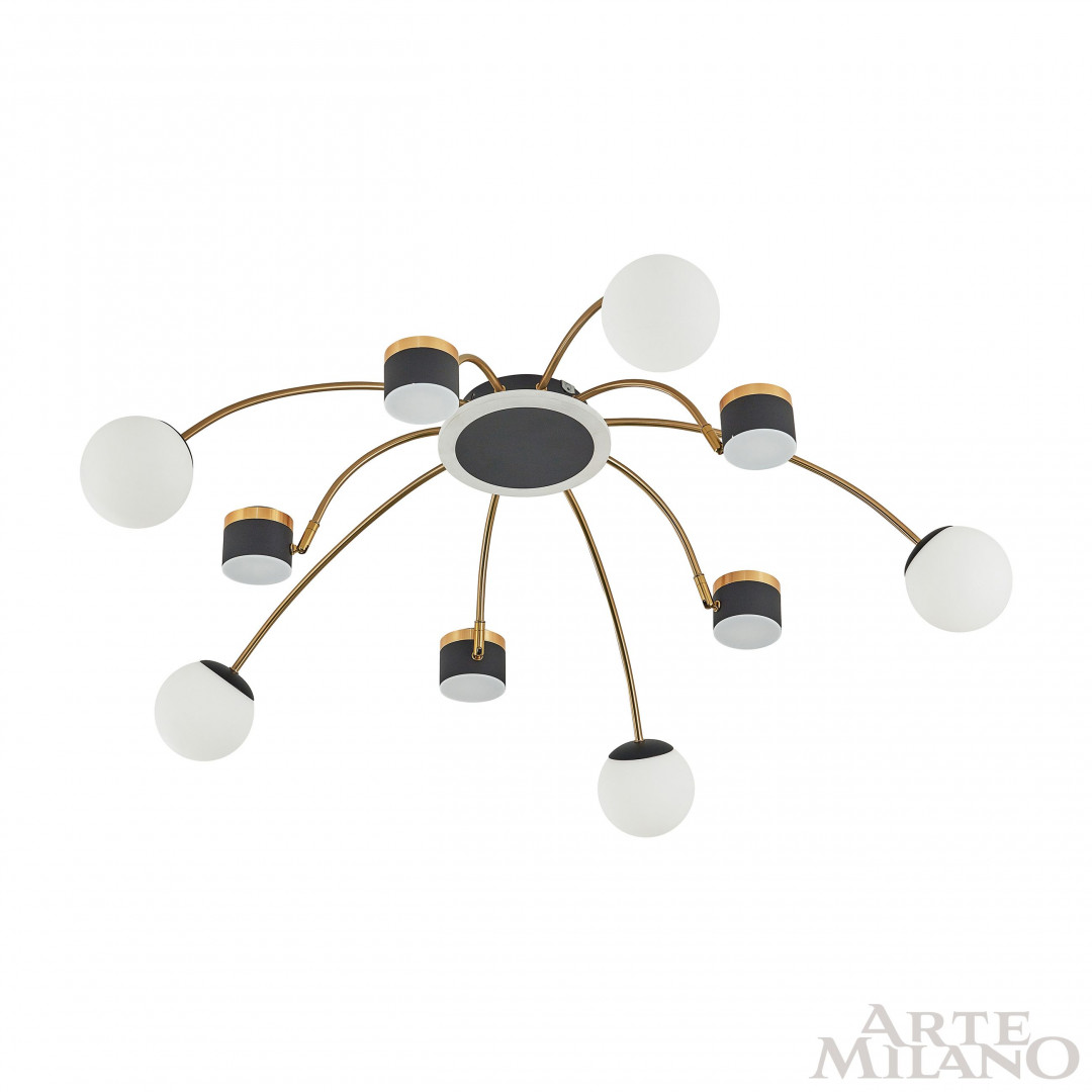 Люстра светодиодная 272040/10 BK/GD Arte Milano