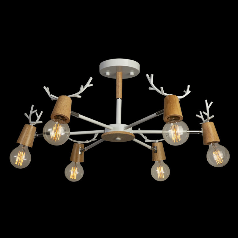 Люстра на штанге LOFT IT 10024/6 White