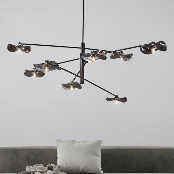 Потолочная люстра MILIAN CH L6 Brass Grey by ImperiumLoft