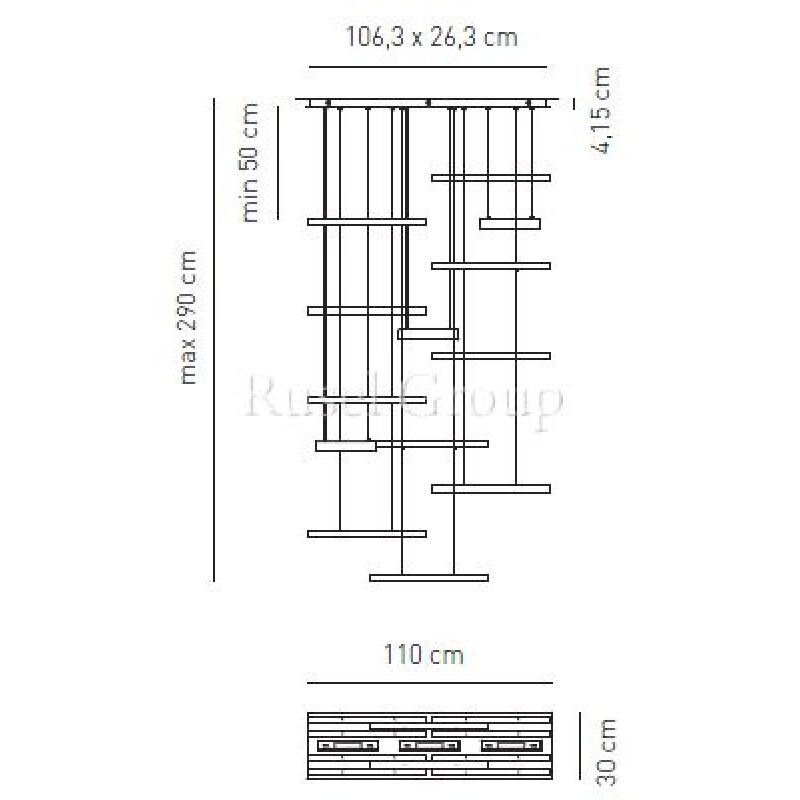 Подвесной светильник Axo Light EXPLO SP 10