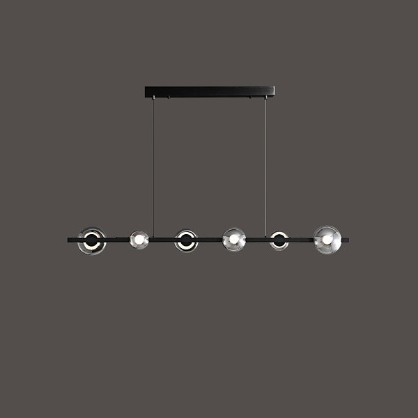 Подвесной светильник BOOSTER LONG L120 Black by ImperiumLoft