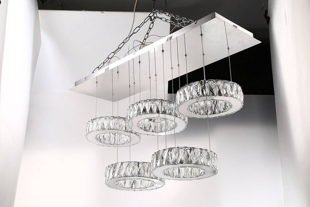 Люстра светодиодная хрустальная SWG DW-8815