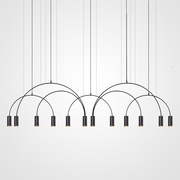 Подвесной Светильник Arc 12 Black By Imperiumloft