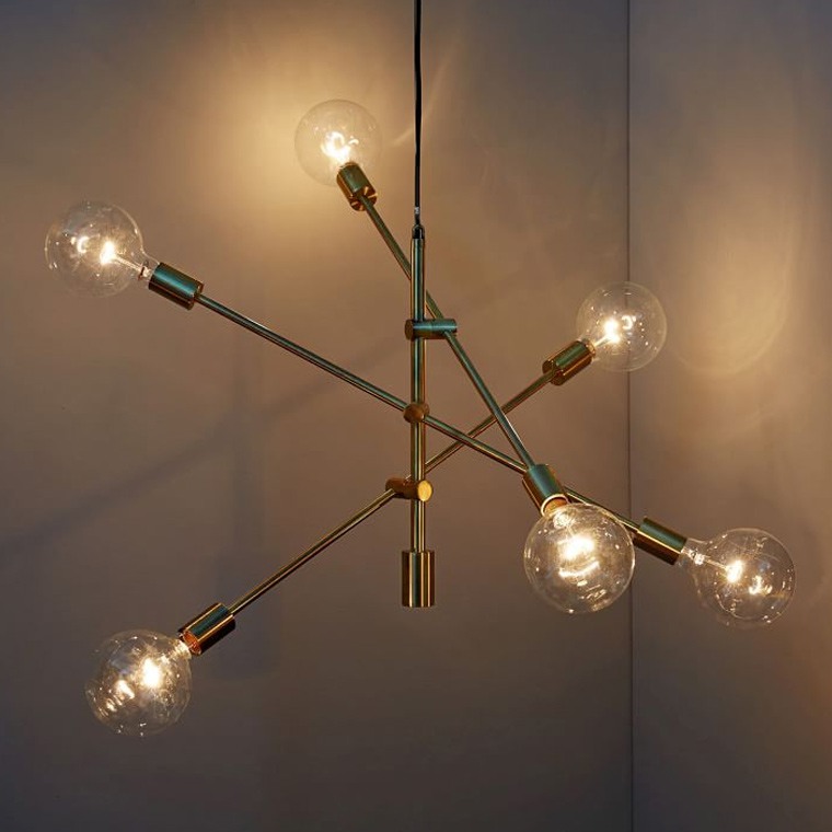 Подвесная люстра ARM1 Латунь by ImperiumLoft